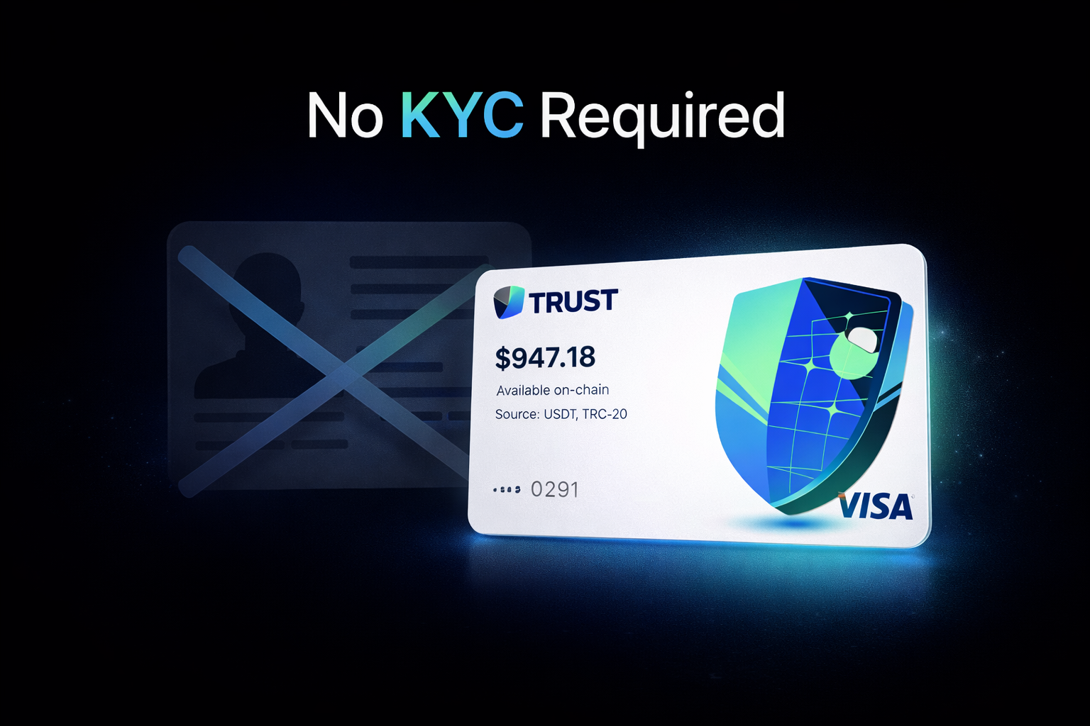Card without KYC - complete anonymity